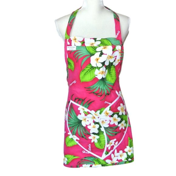 Suzi's Young Fashion Hawaii Floral Apron NWT - Picture 2 of 6